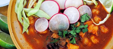 Pozole at Guadalajara Grill, Bar, & Table Side Salsa in Tucson Arizona. Pozole at Guadalajara Grill, Bar, & Table Side Salsa in Tucson Arizona.
